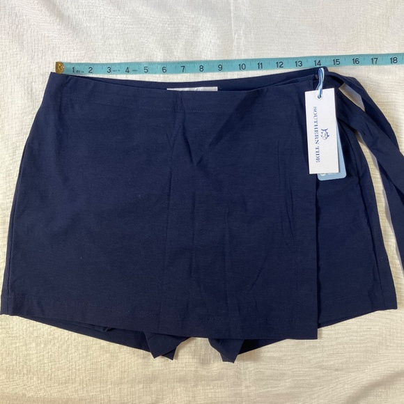 NWT Southern Tide Jourdan Solid Performance Skort, Navy, Size 6 - Picture 11 of 12